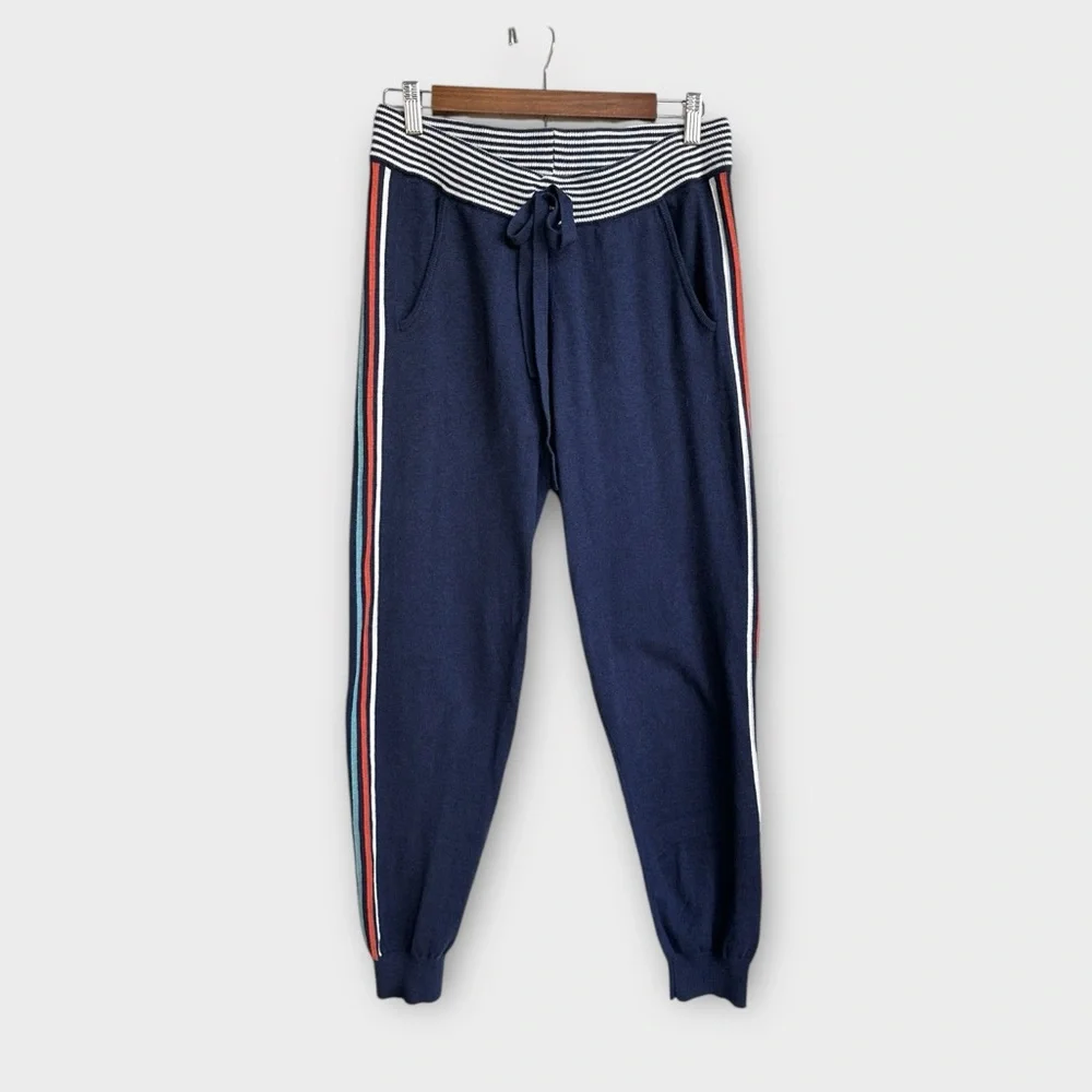 Faherty‎ Side Stripe Cotton Cashmere Blend Jogger Sweatpants, size XS