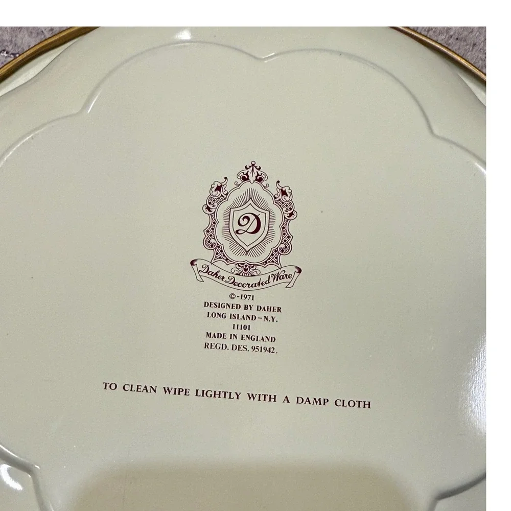 Daher Decorated Ware vintage daher