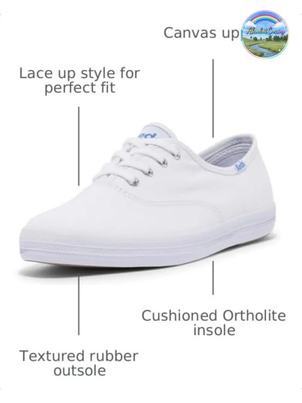 Canvas Lace-Up Fashion Sneakers for Women - Timeless Classic Casual Shoes