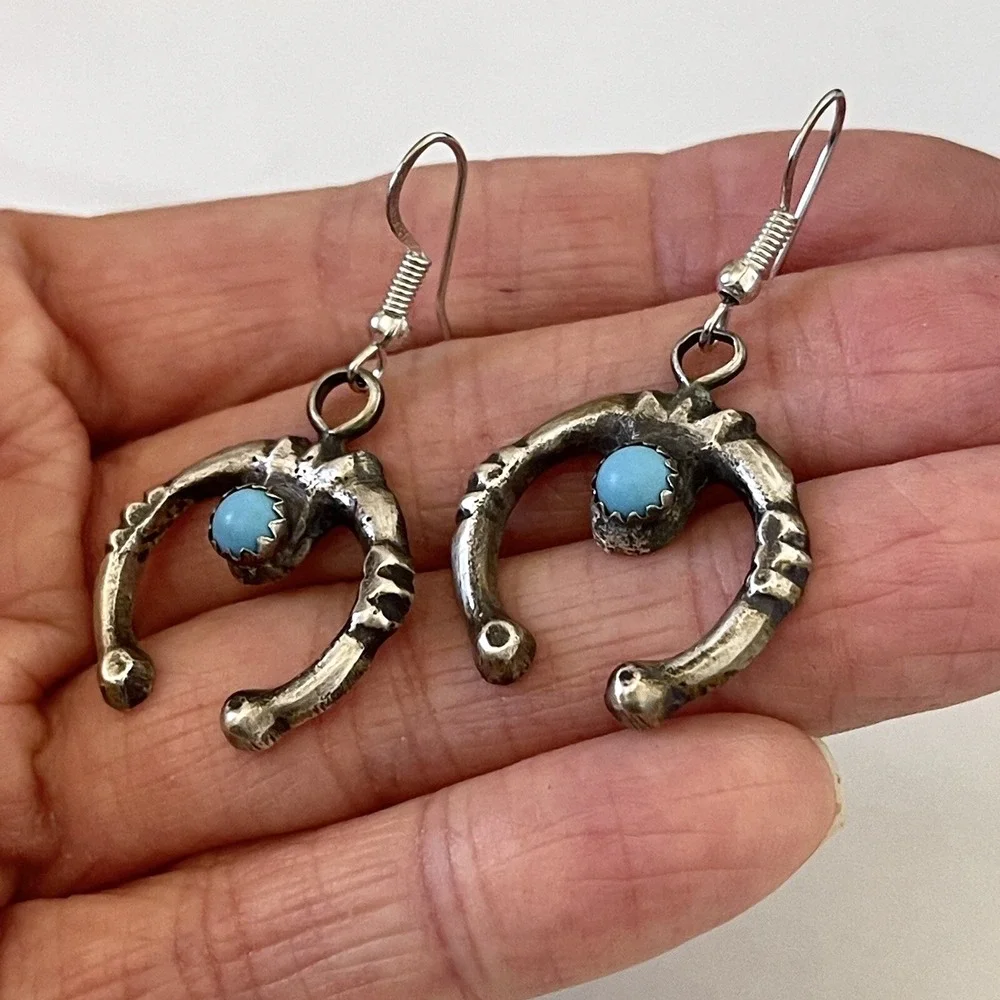 Native American Navajo Indian Turquoise Jewelry squash blossom