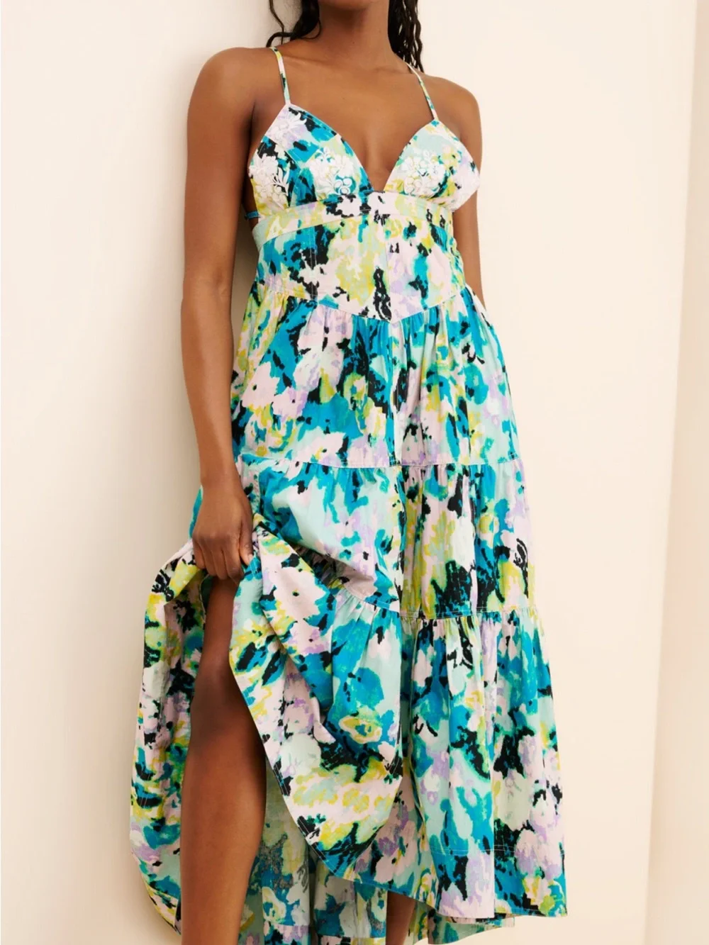 Free People flowing tiered