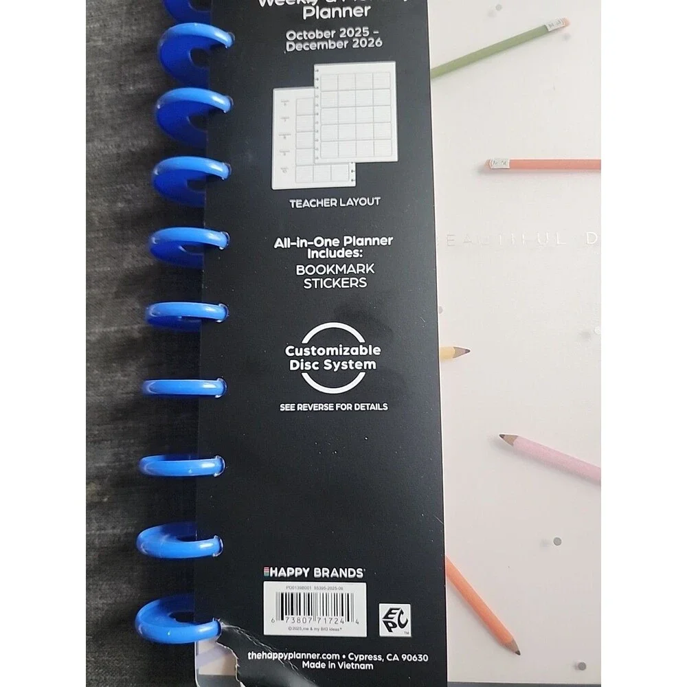 Happy Planner 2026 october