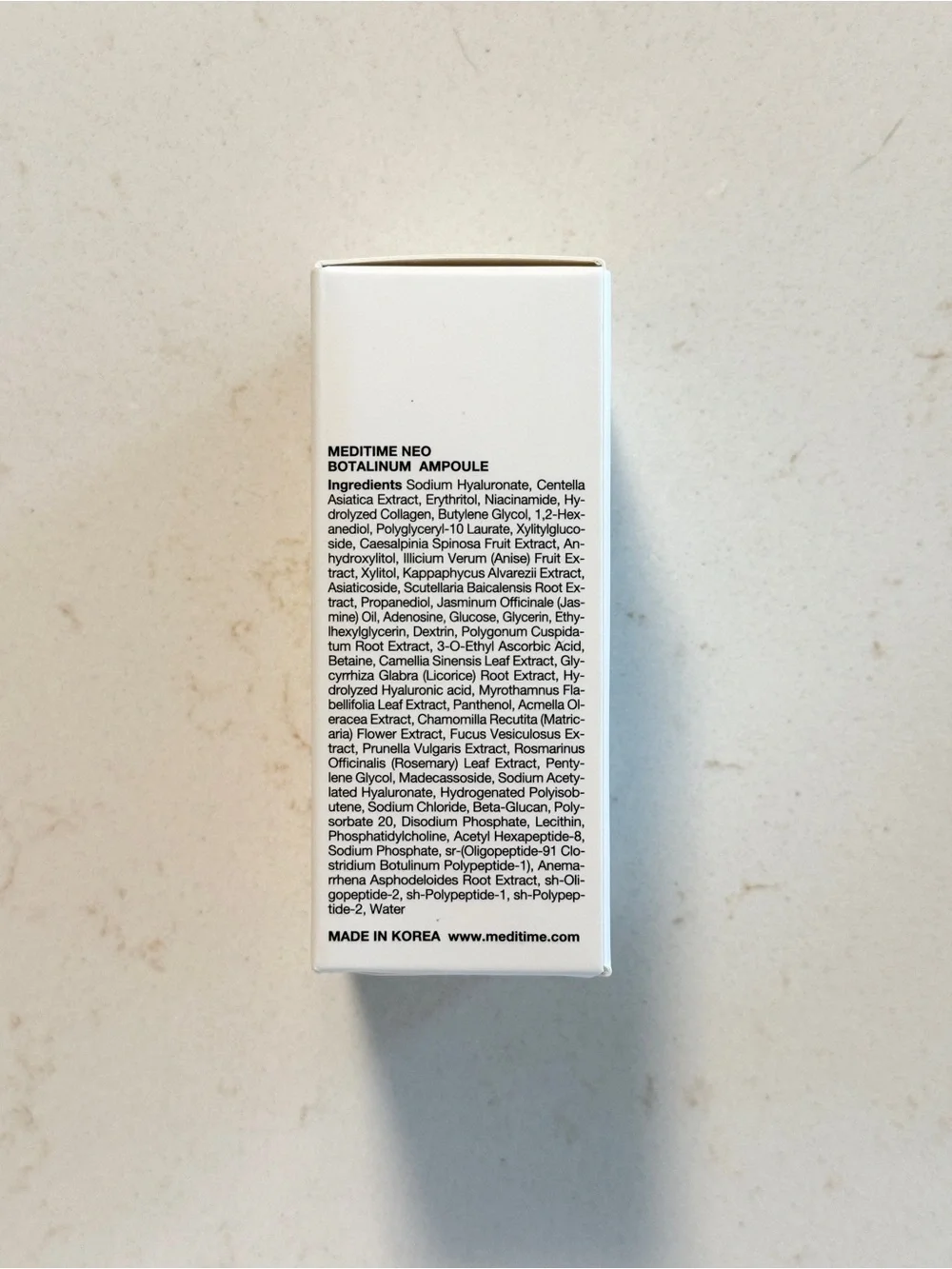 Botalinum new ampoule