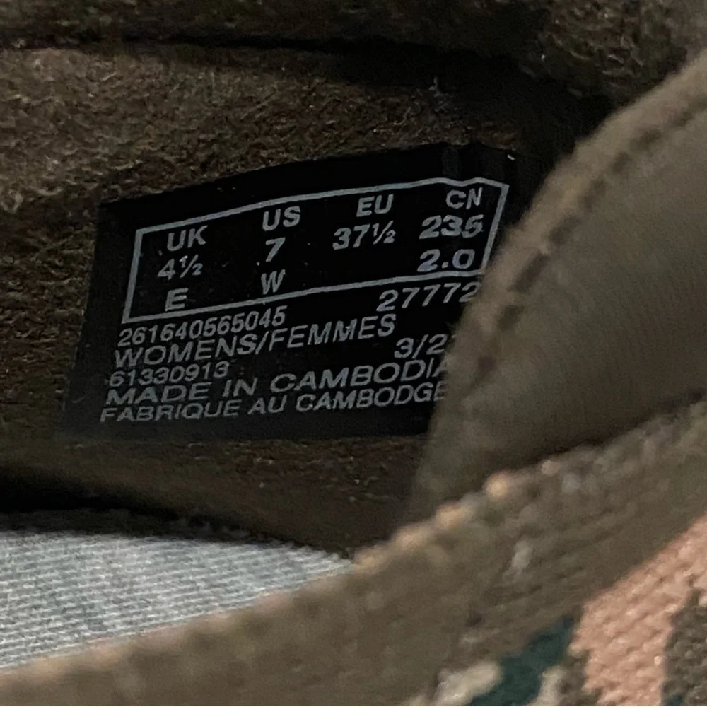 Clarks worn detail