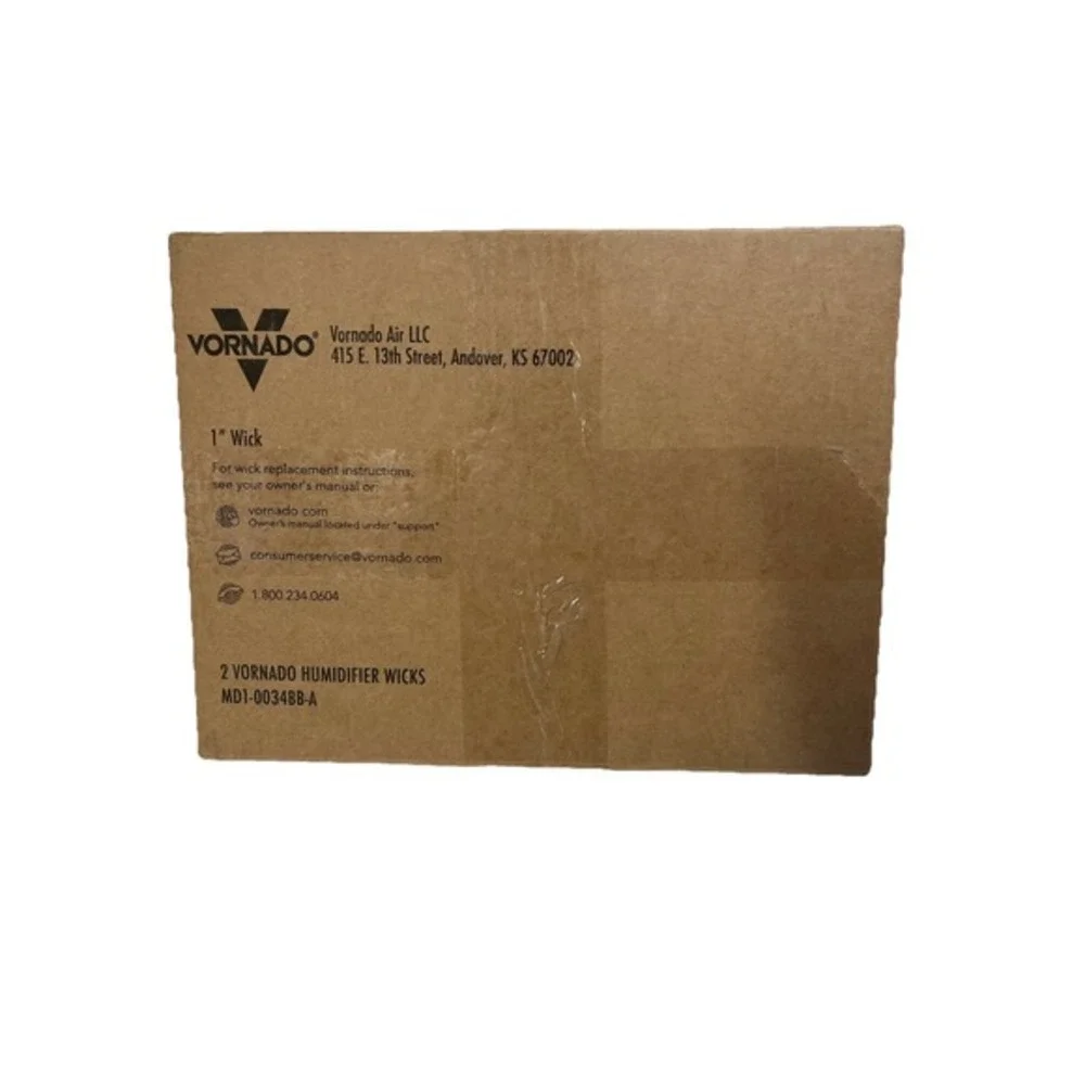 Vornado MD1-0034BB-A‎ Replacement 1 Inch Wicks - White (2-Pack) New With Tags