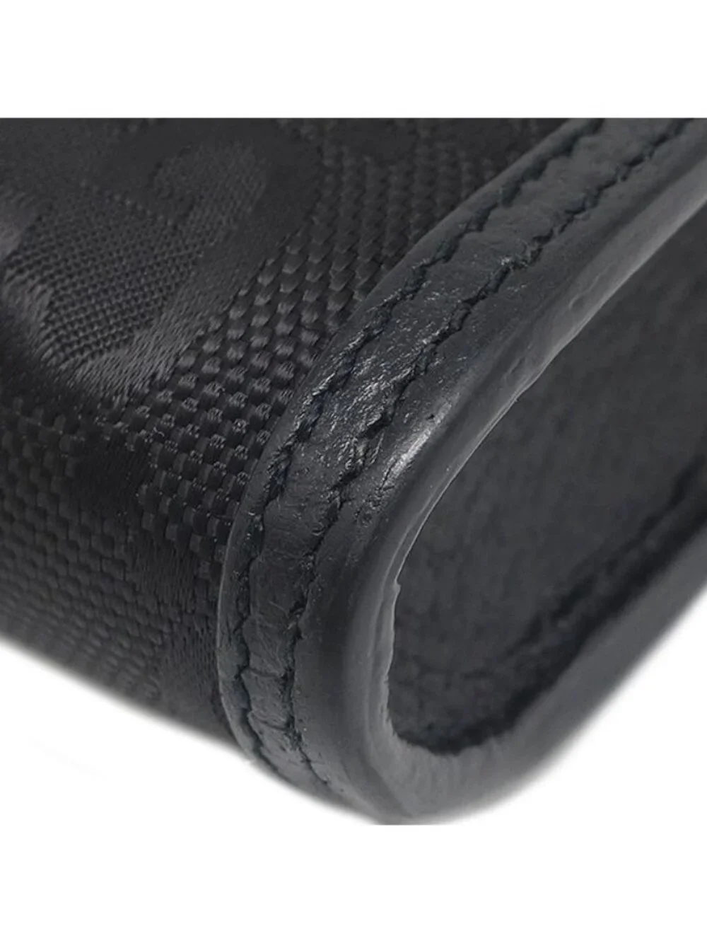 Gucci Shoulder Bag Off the Grid Nylon Leather Black Silver