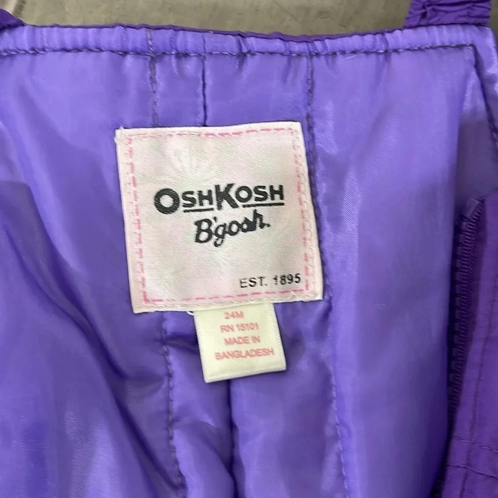 OshKosh Bgosh purple bibs