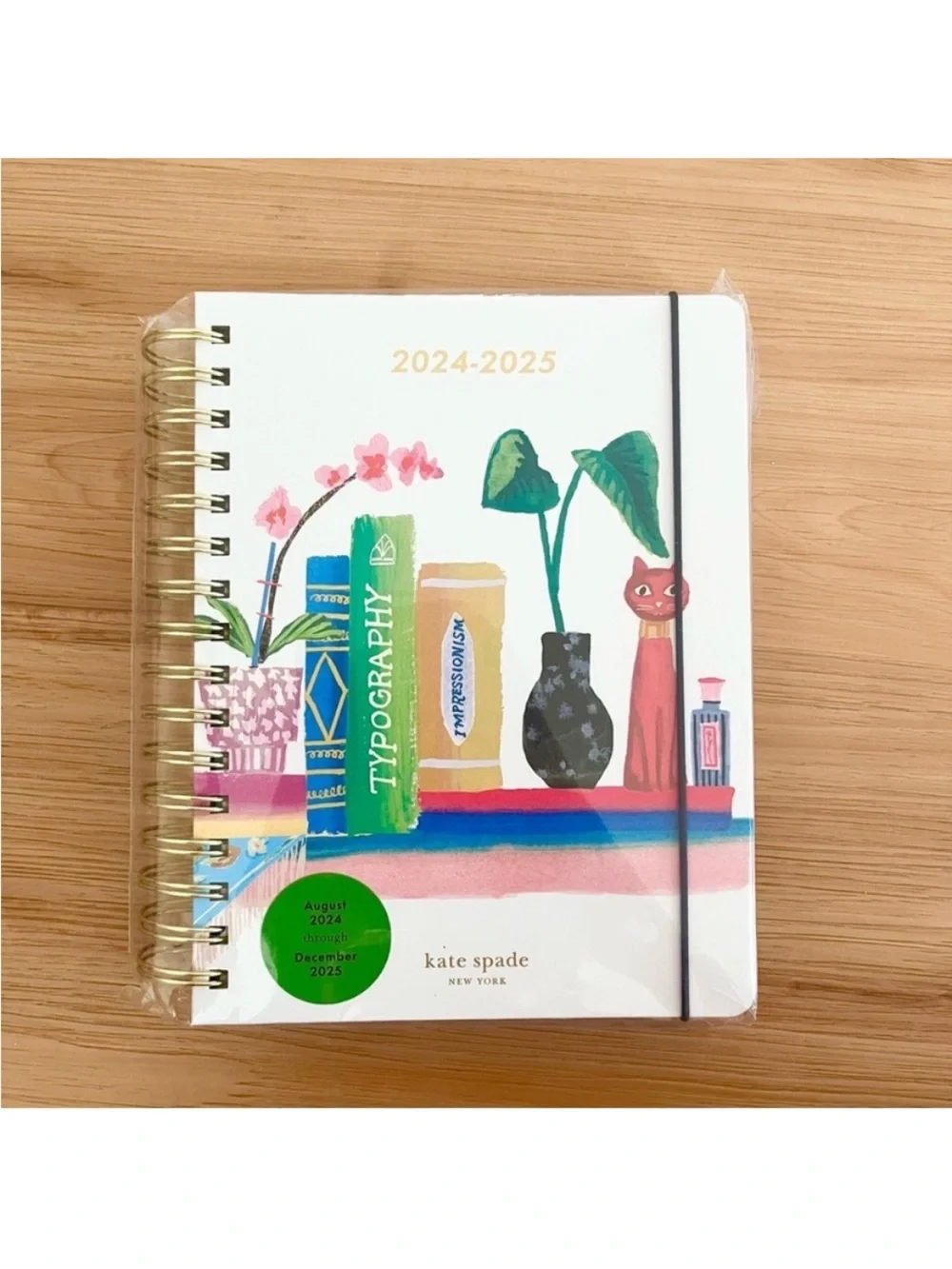 Kate Spade Bookshelf 2024-25 17-month Large Planner #K240244#