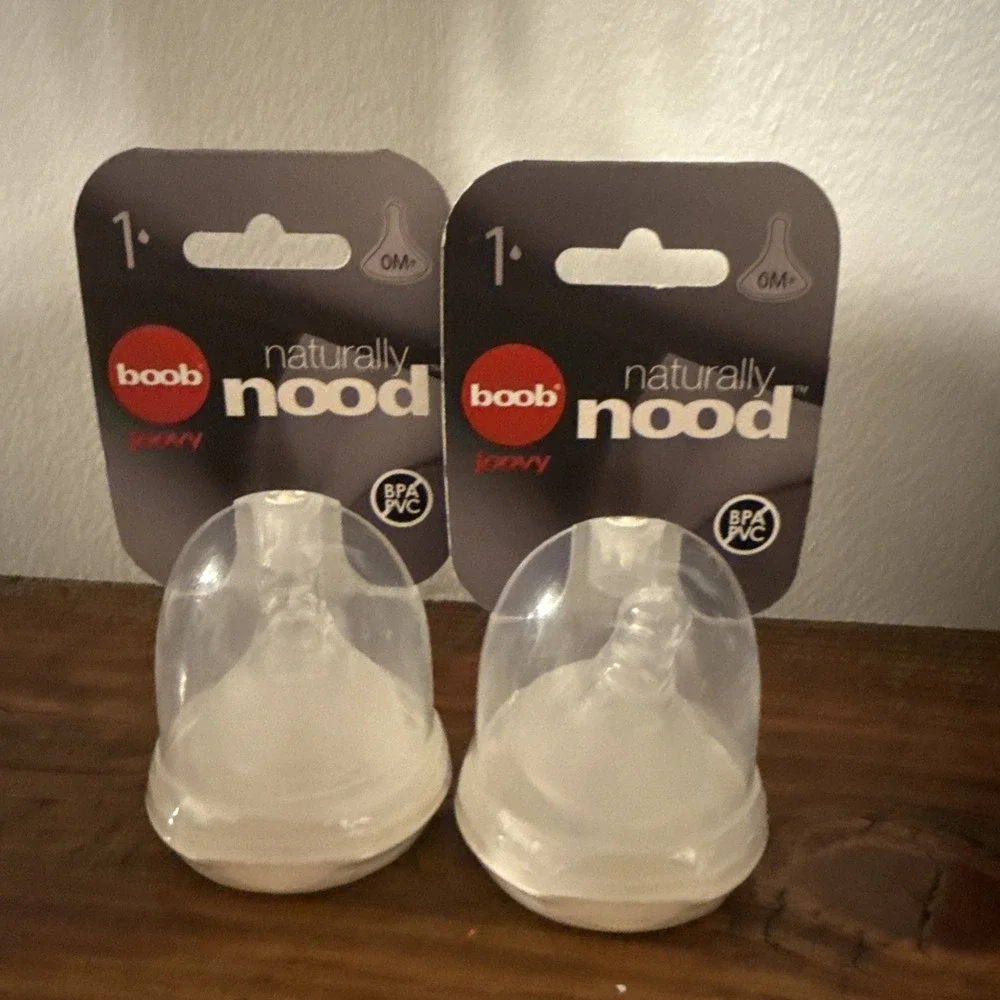 boob Joovy Stage 1 0M+ 2 Nipples Naturally Mood BPA/PVC Free- set of‎ 2