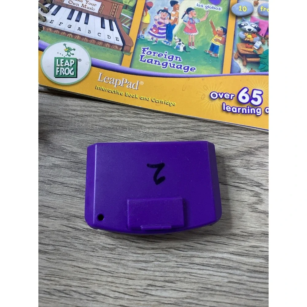 Leap's Pond Leap Frog Leap Pad - Activity‎ & Game Book & cartridge