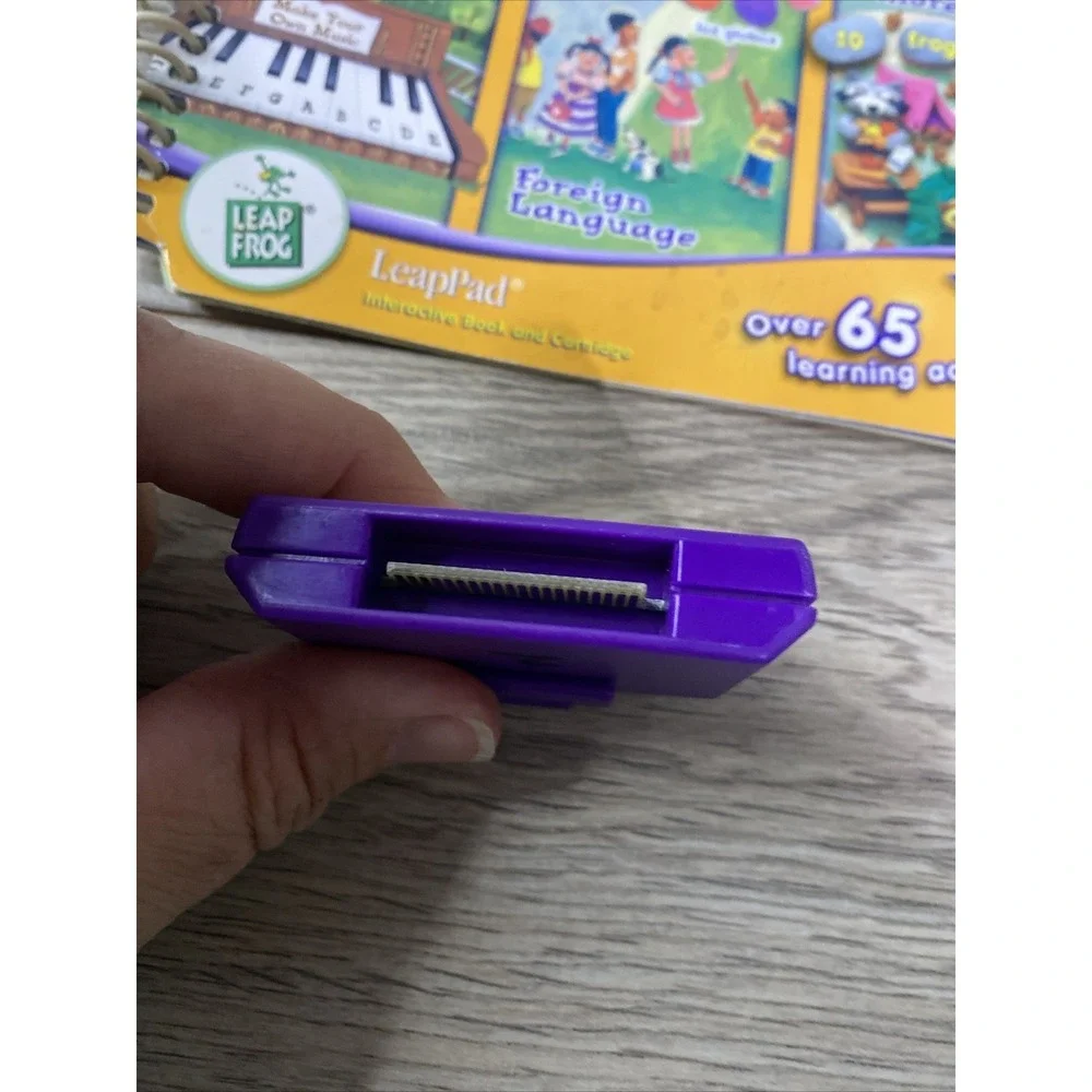 Leap's Pond Leap Frog Leap Pad - Activity‎ & Game Book & cartridge