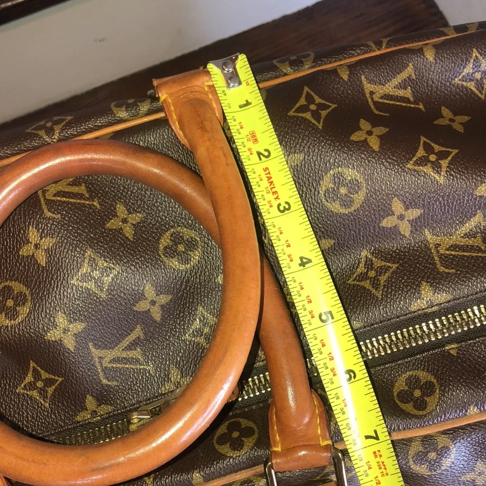 LOUIS VUITTON Monogram Sirius 55 Suitcase Lock/Key Tag/Poignet AUTHENTIC