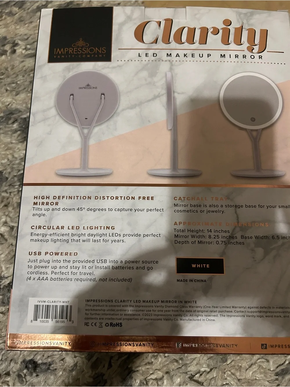 Impressions led lit