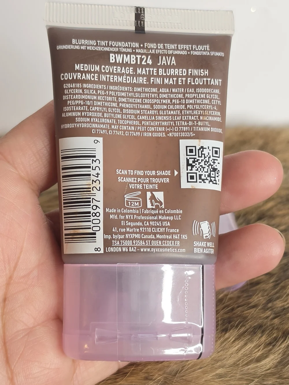 NYX lightweight blurring