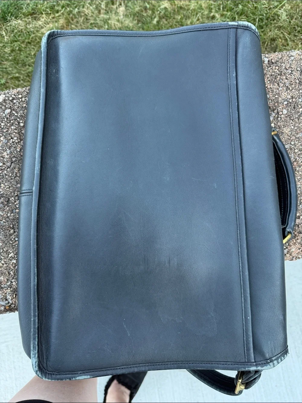 Coach smooth black
