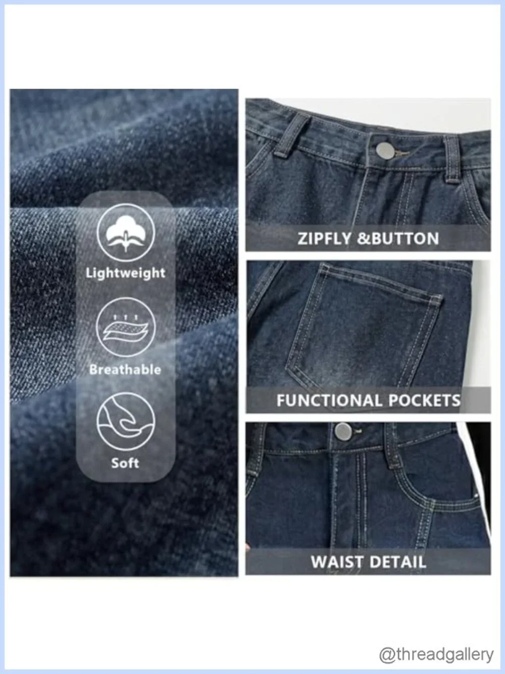 N/A baggy denim