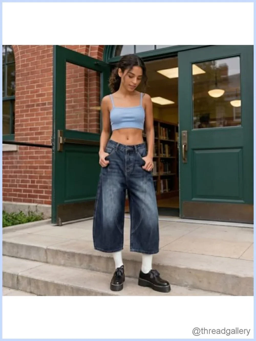 N/A baggy denim