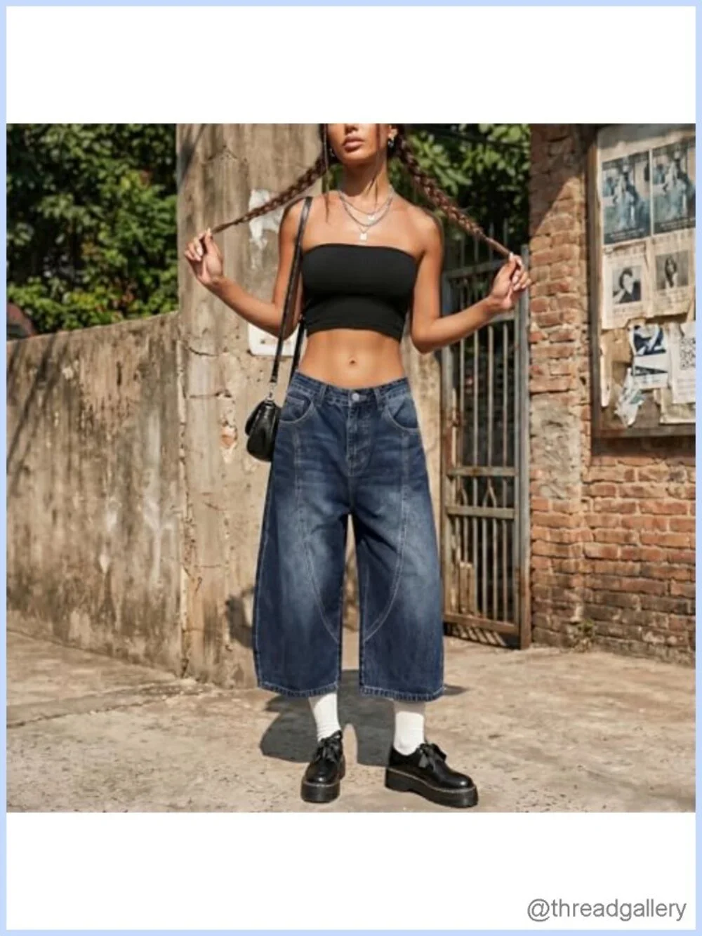 N/A baggy denim