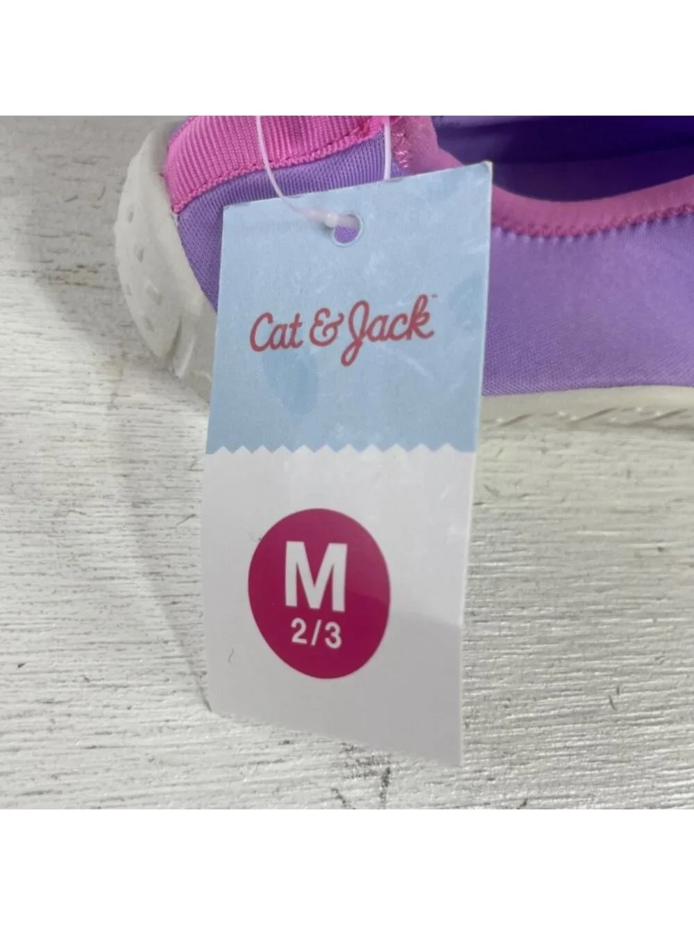 Cat & Jack‎ Water Shoes Kids Medium 2/3 Purple New Flexible Sole Summer