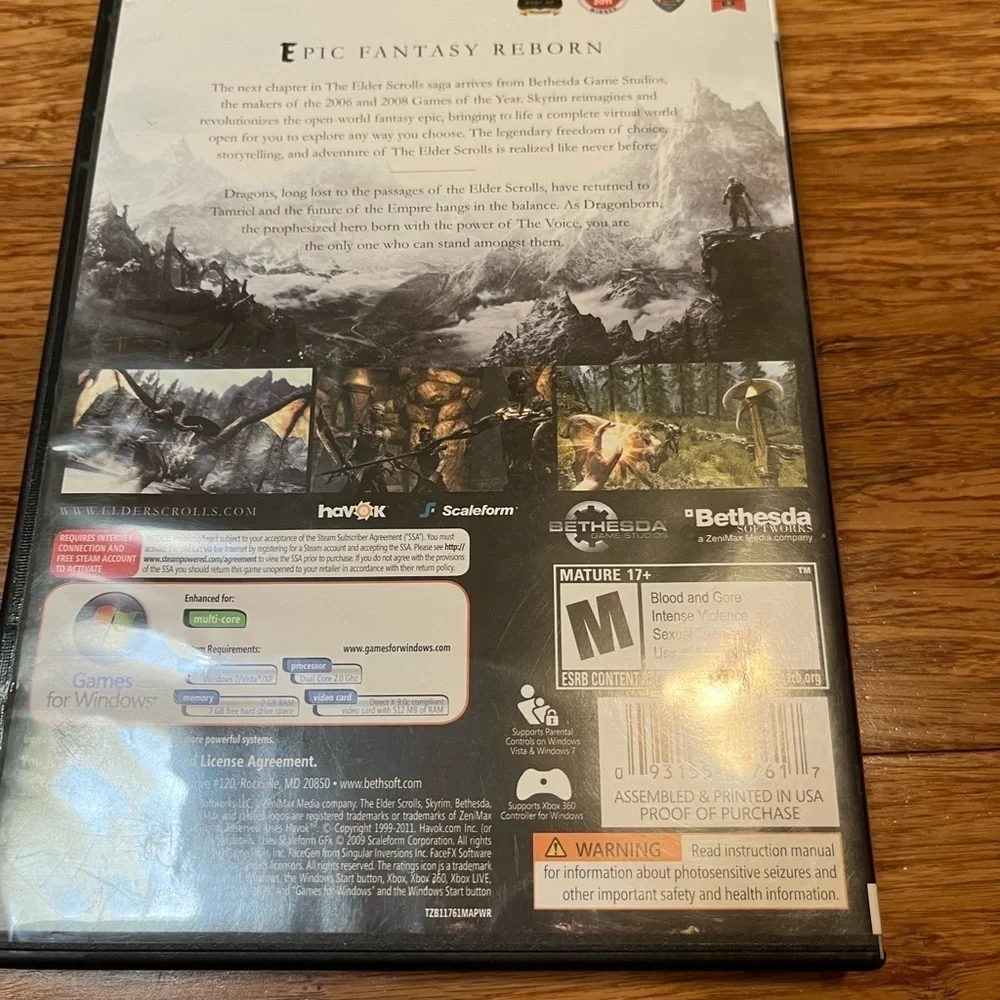 bethesda skyrim pc