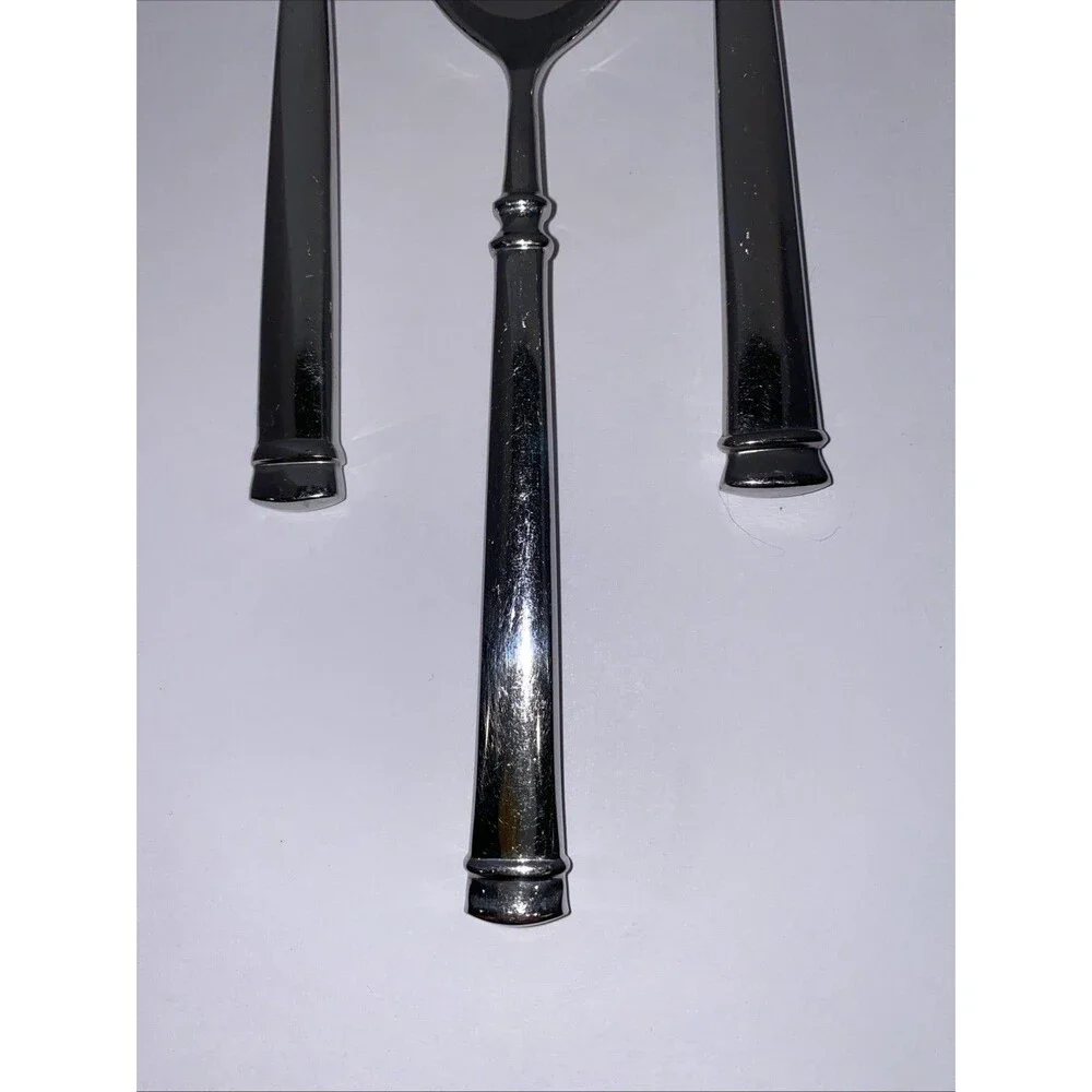 Guy Degrenne Absolu Set of 3 Stainless Steel Spoons 8