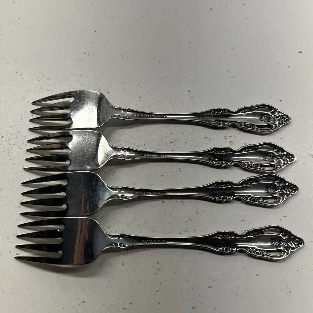 Oneida Community Brahms Salad Forks 6 3/4