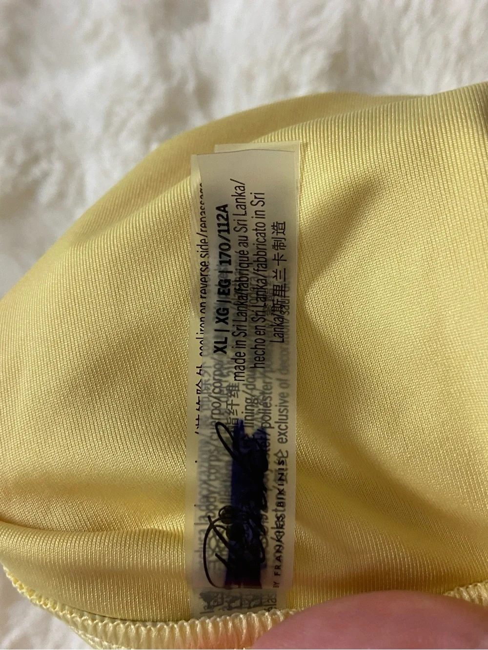 Frankies Bikinis playful yellow