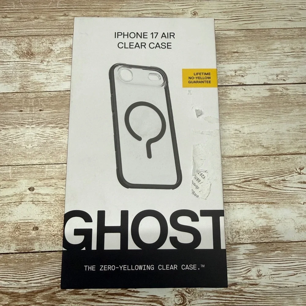 Ghost iPhone 17 Air Clear Case Zero Yellowing Magnetic MagSafe Open Box‎