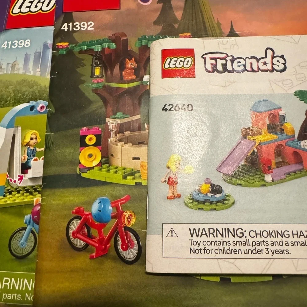 Lego manuals following