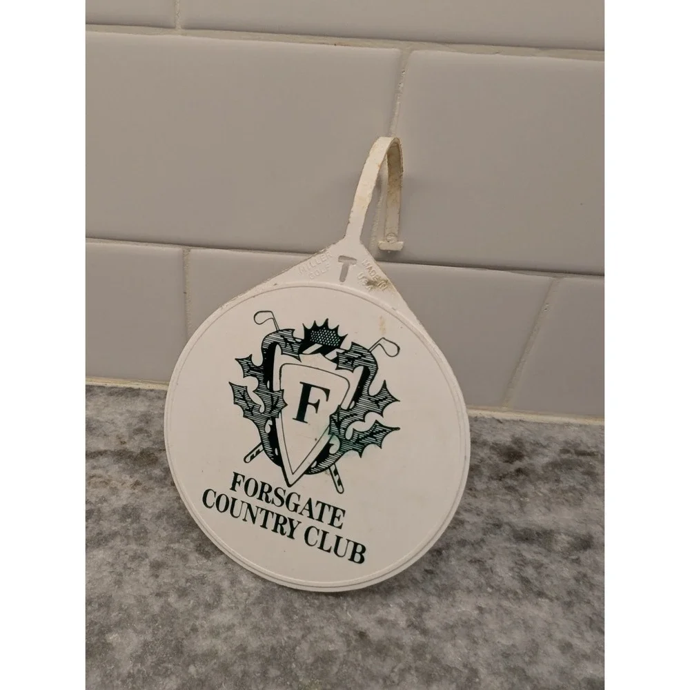 Vintage Forsgate Country Club New Jersey‎ Golf Bag Luggage Tag