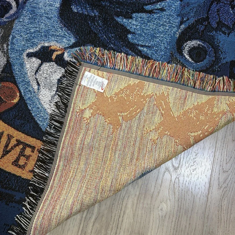 Harry Potter Ravenclaw Fringed Tapestry Jacquard 62 x‎ 50-inch Throw