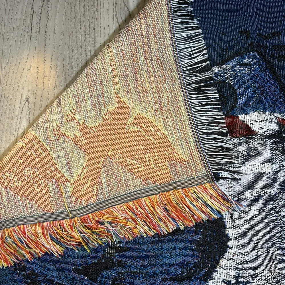 Harry Potter Ravenclaw Fringed Tapestry Jacquard 62 x‎ 50-inch Throw