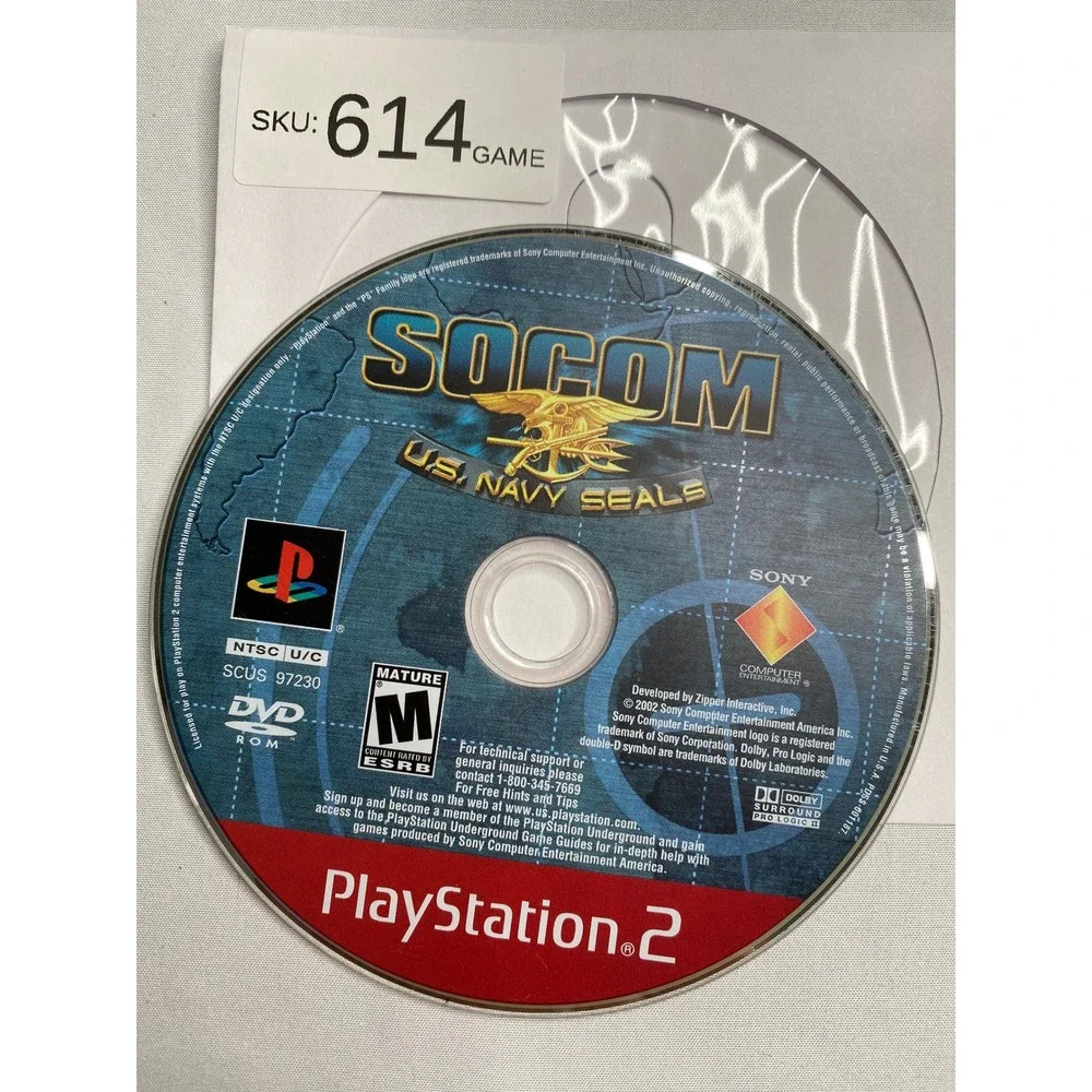 SOCOM US Navy Seals Sony PlayStation 2