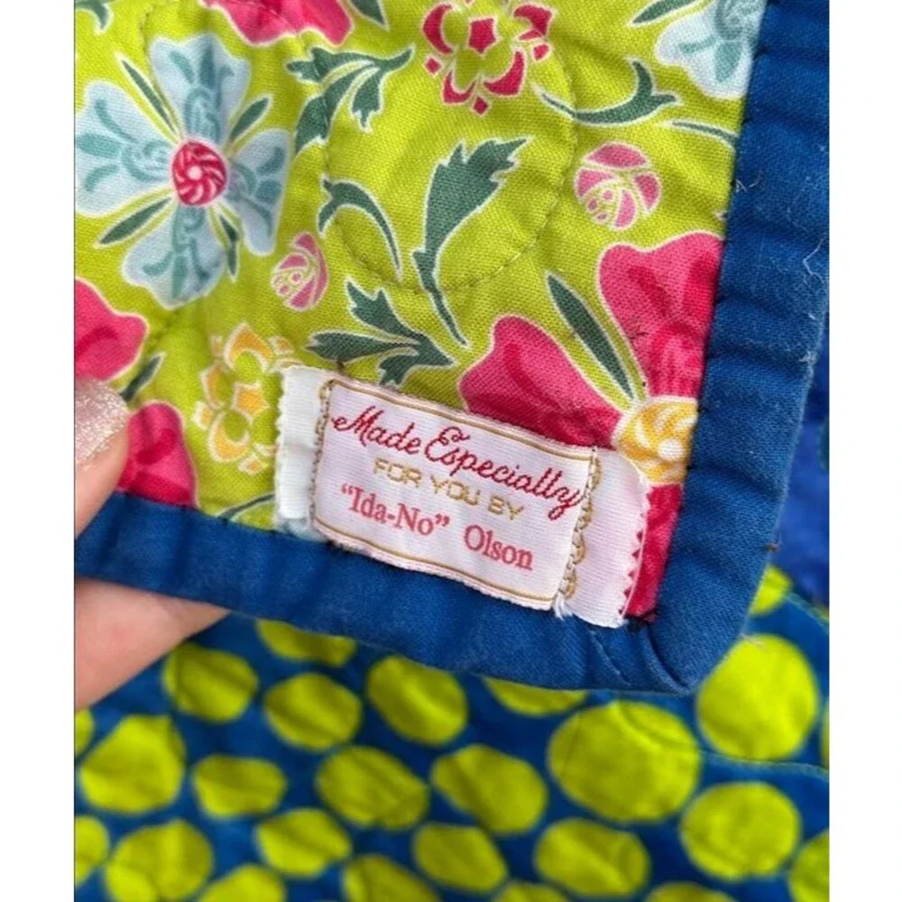 Handmade machine sewn