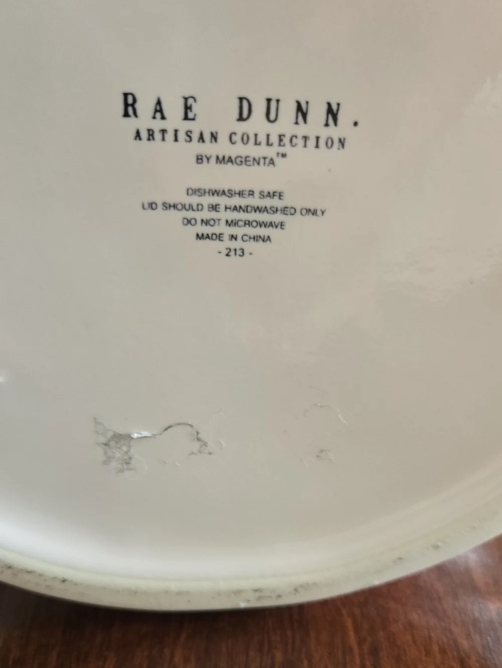 Rae Dunn gold lettering silicone