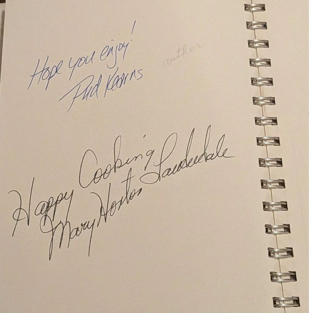 SIGNED The Puddin Hill‎ Cookbook Recollections & Recipes Hardcover 1988 Texas