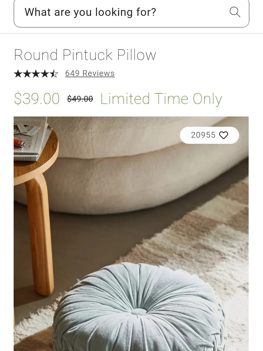Urban Outfitters Round Velvet Pillow Trio in Mauve, Peach, and Light Gray