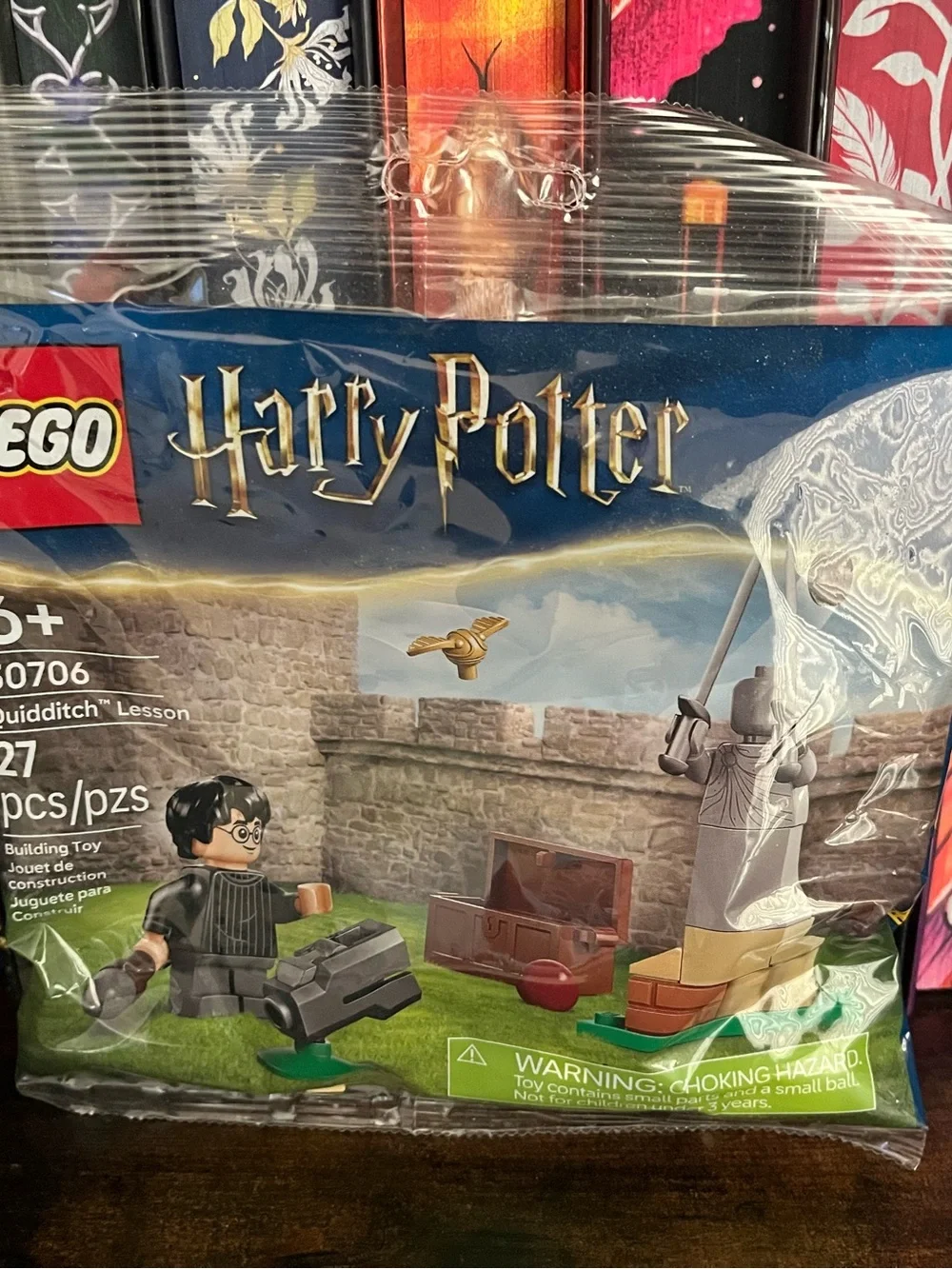 Lego Harry Potter Playset with Green Field and Gold Snitch