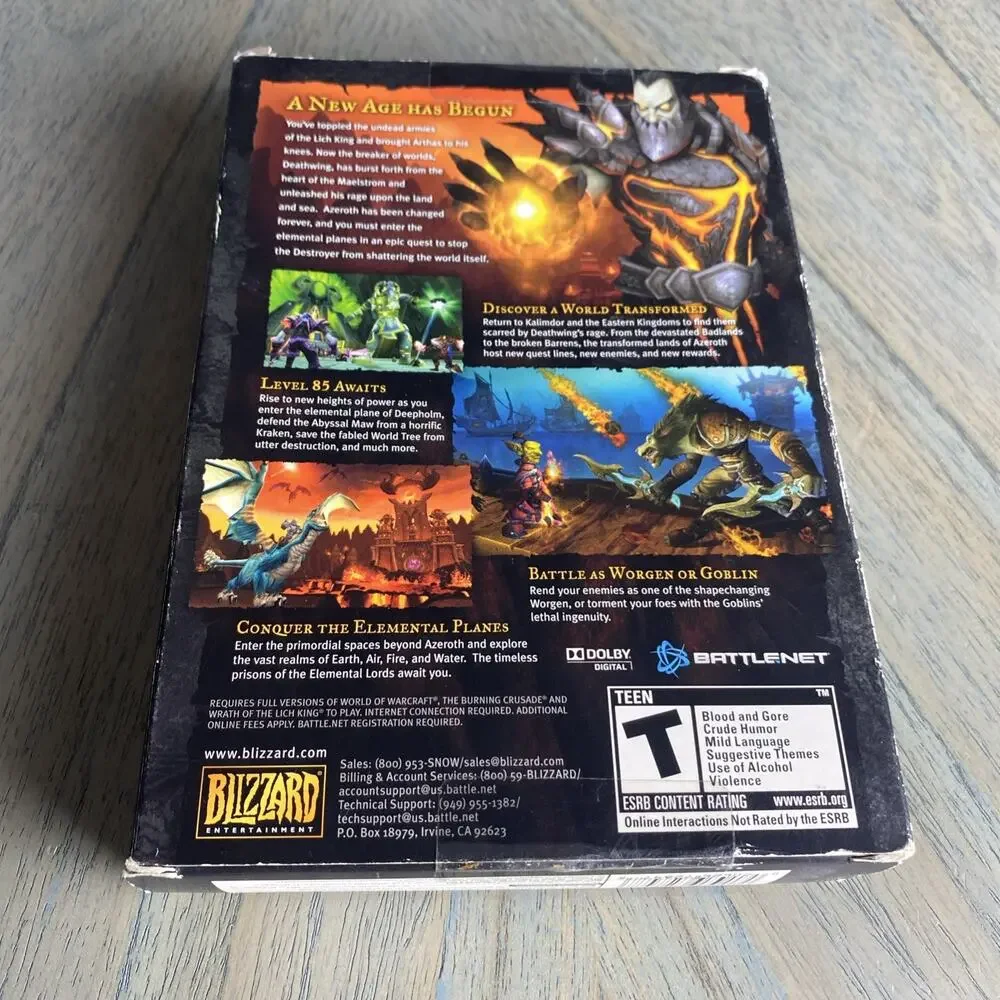 warcraft box cds