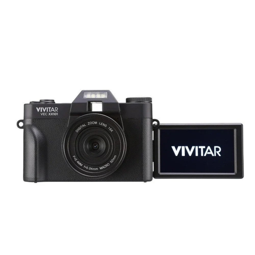 Vivitar 4K Wifi Digital‎ Camera Kit with Bag, Wide Angle Lens, and Macro Lens