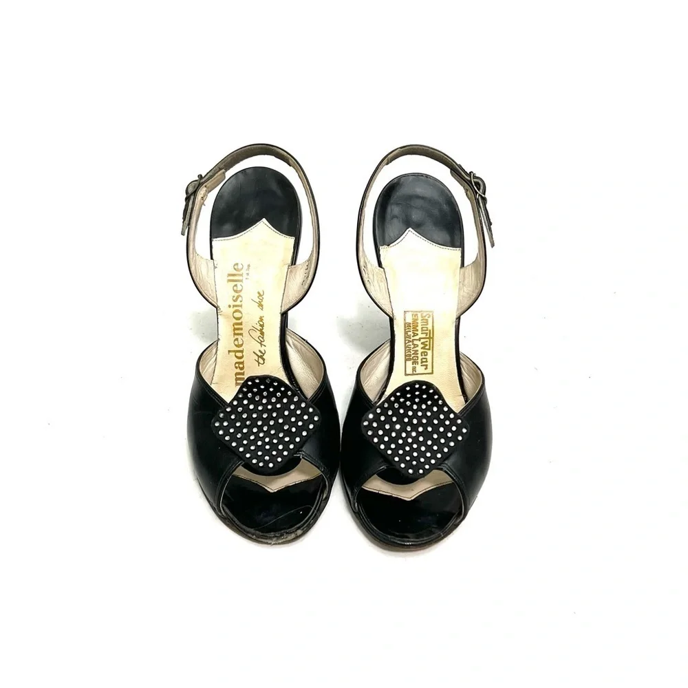 Mademoiselle buckle slingback by
