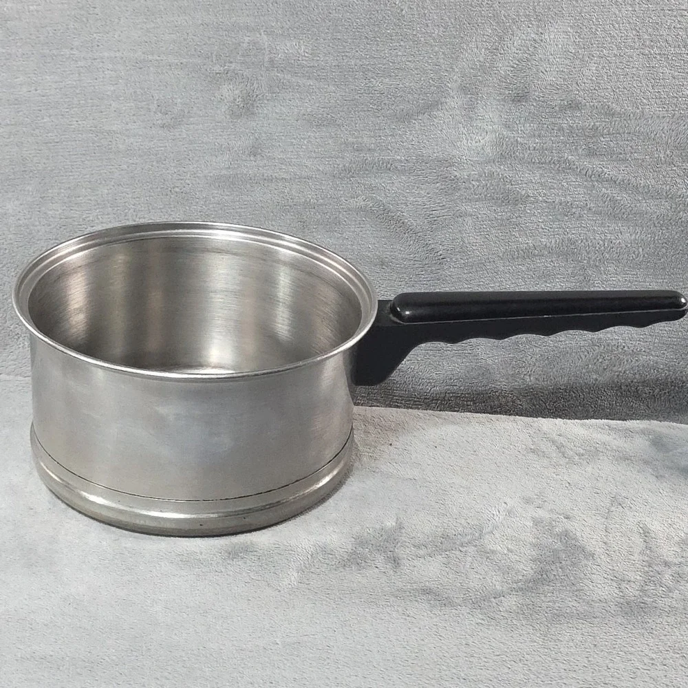 Vintage Lifetime Stainless Steel 18-8 Long Handle 7 Inch Pan No‎ Lid