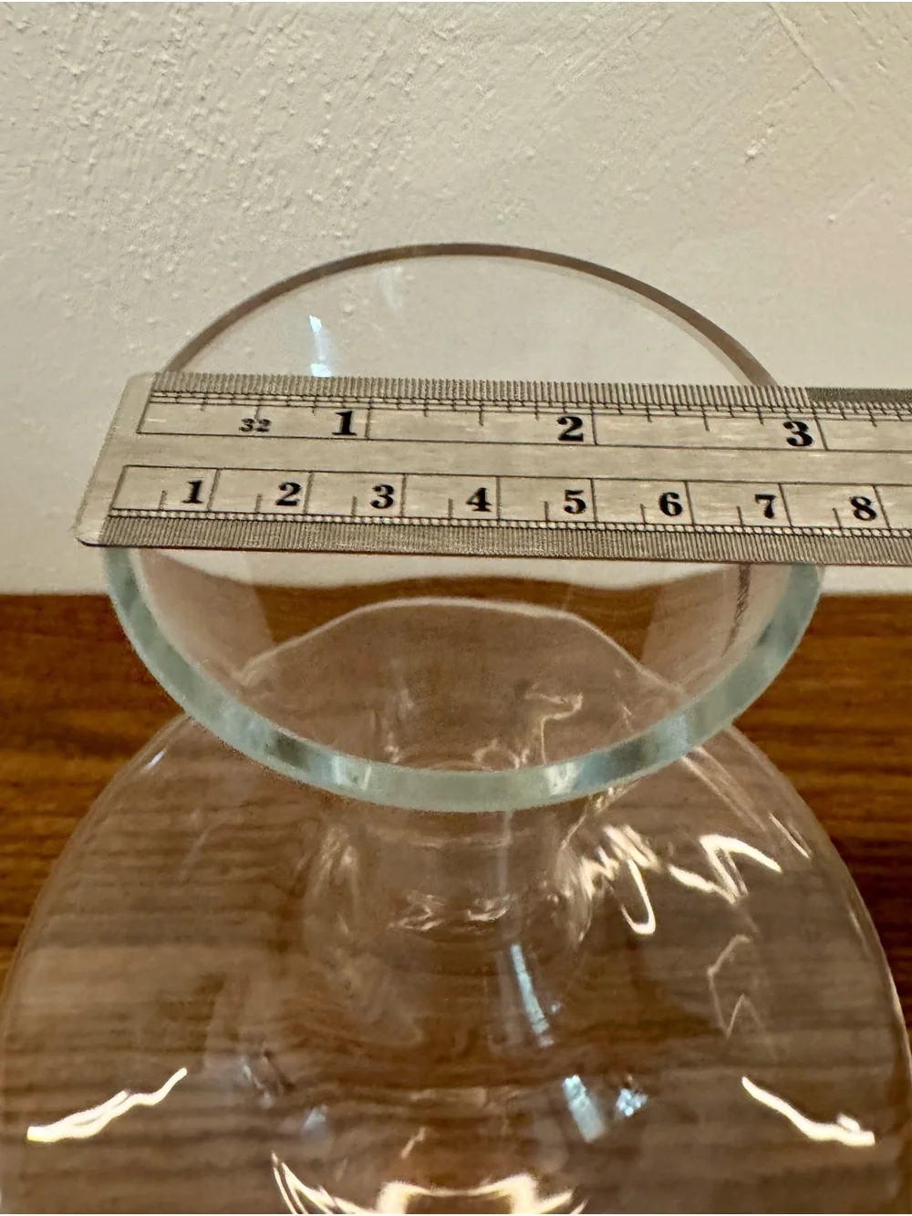Wine Enthusiast clear glass