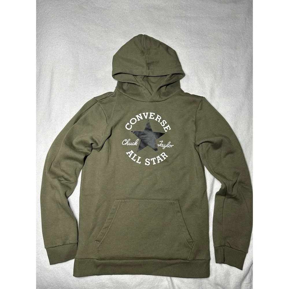 Converse Green Hoodie Youth XL Gently Used