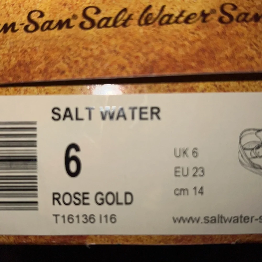 Salt Water Sandals by Hoy authentic new