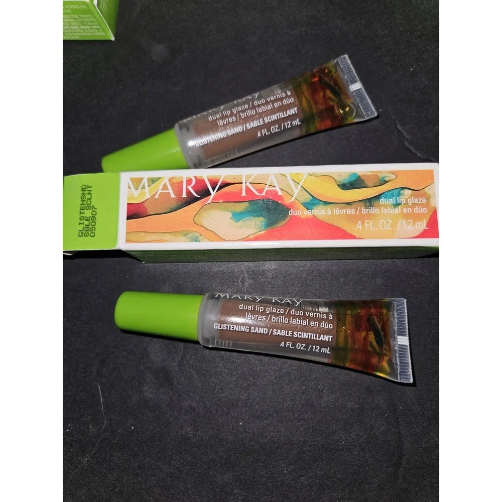 Mary Kay Dual Lip Glaze‎ Glistening Sand/ Sable One New In Box Other New Without