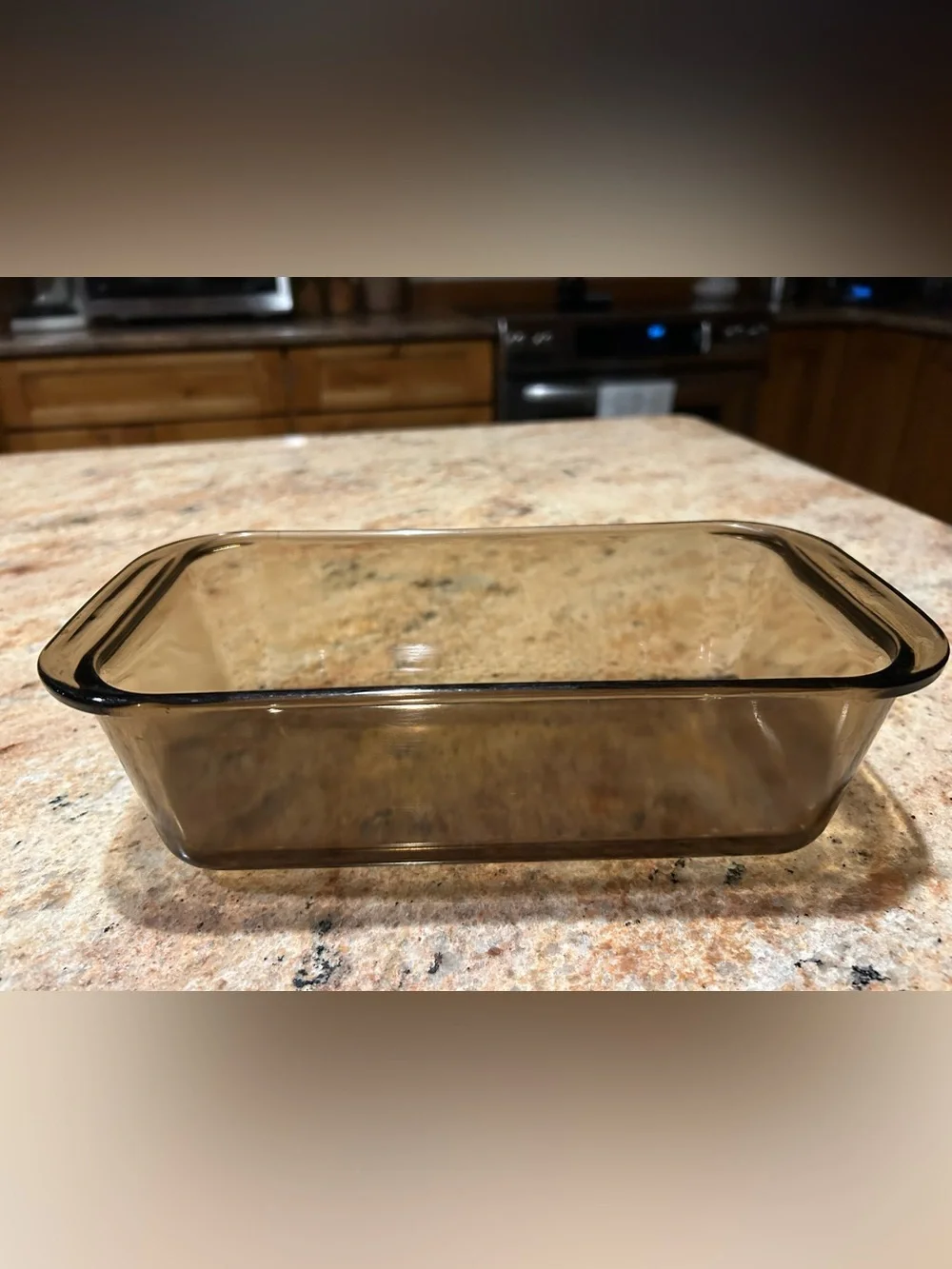 Vintage PYREX 213 Fireside Amber Loaf Glass Dish 22x11x6cm Corning Glass Works