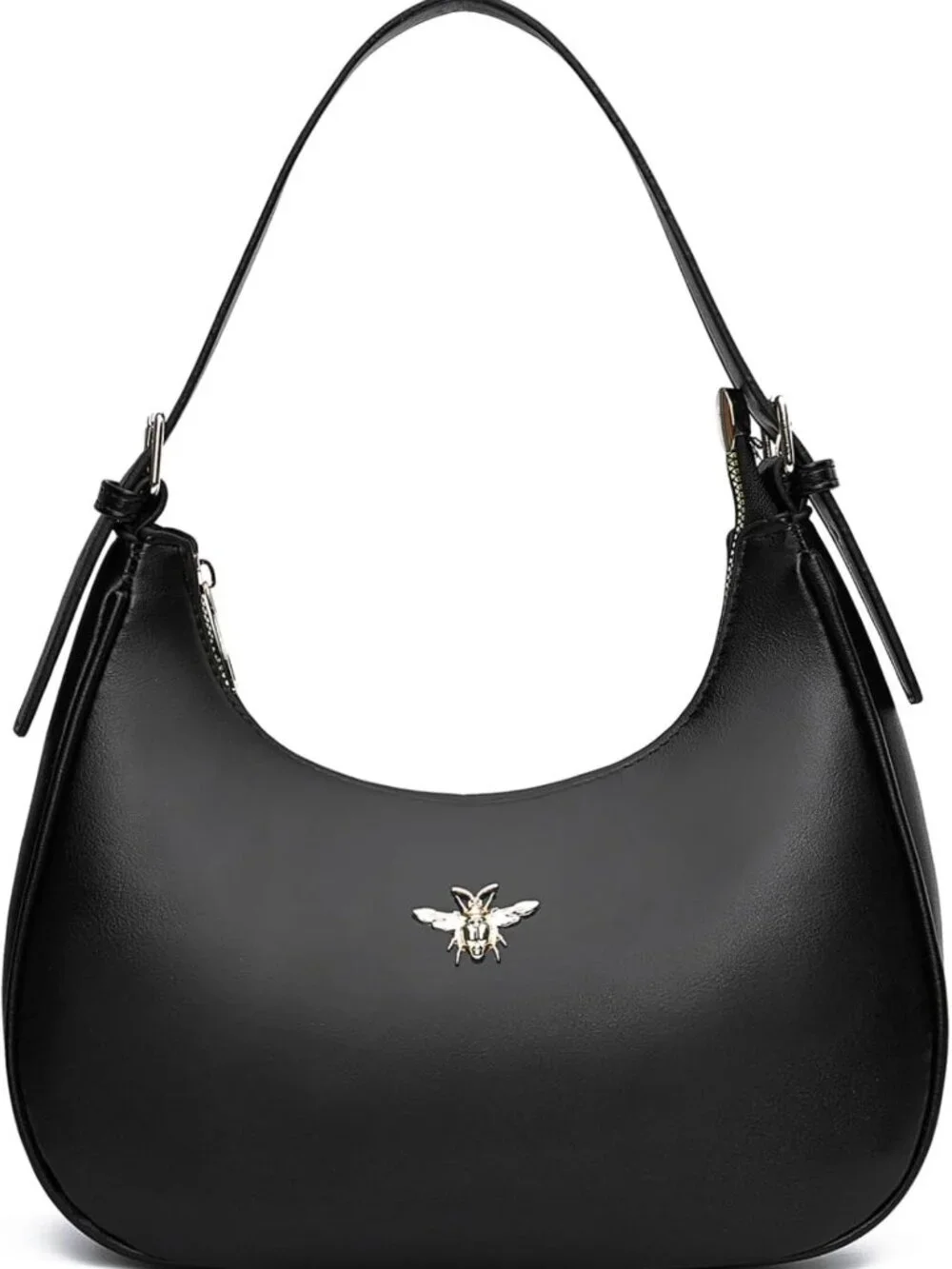 Retro Small Crescent Shoulder Bag - Women's Hobo Tote Purse Handbag, Chic Style