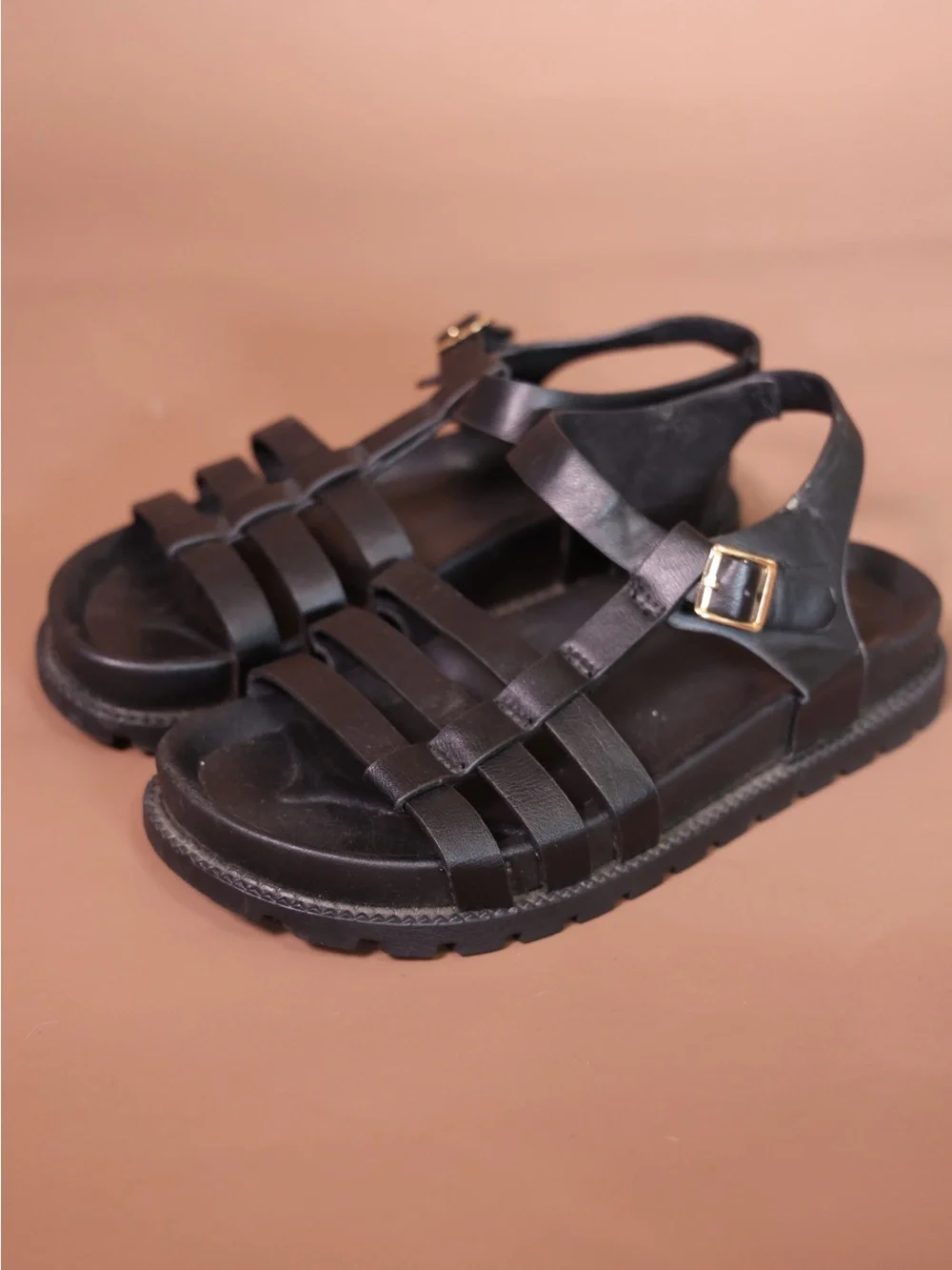 BAMBOO black sandal