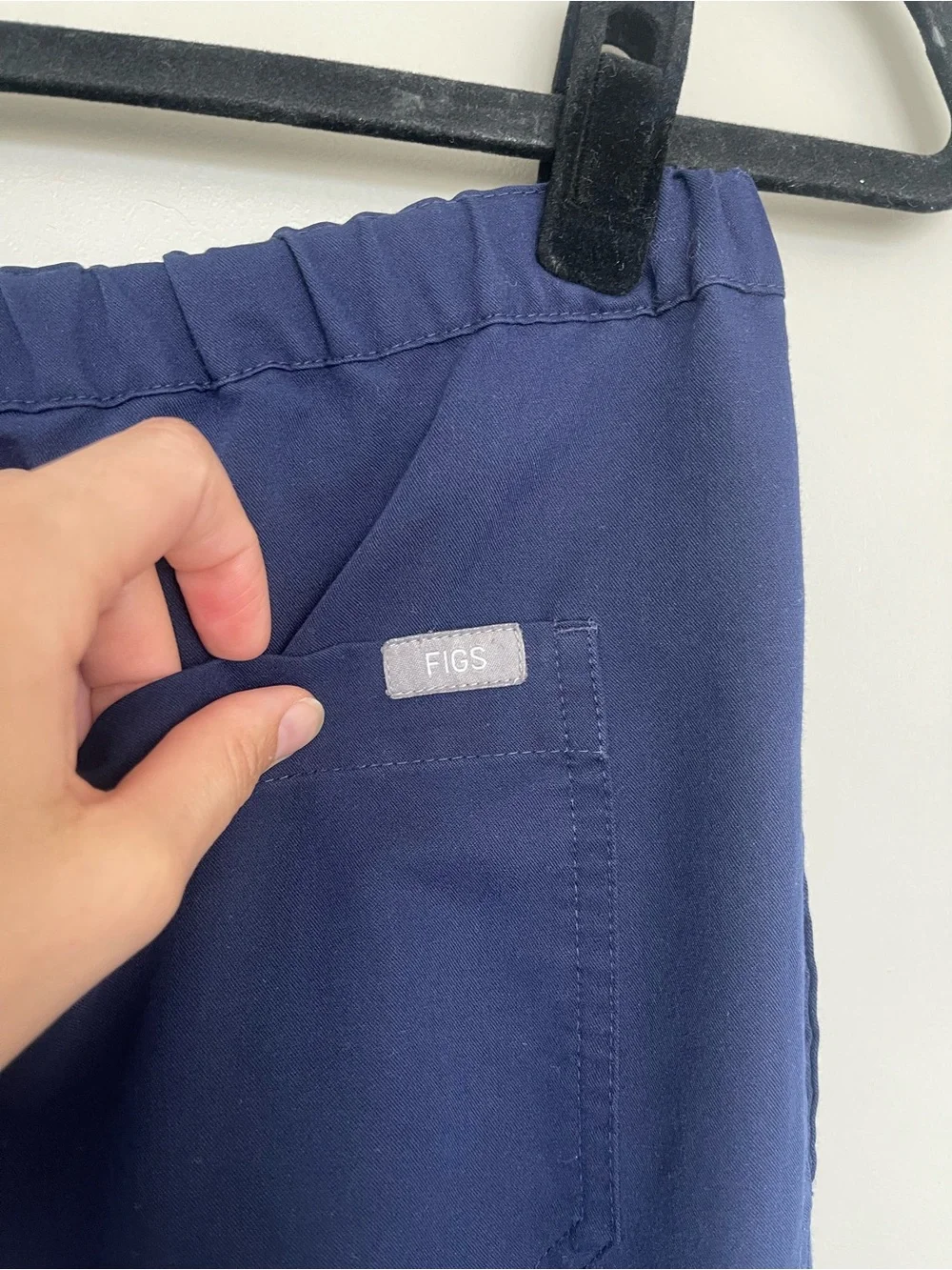 Figs navy joggers
